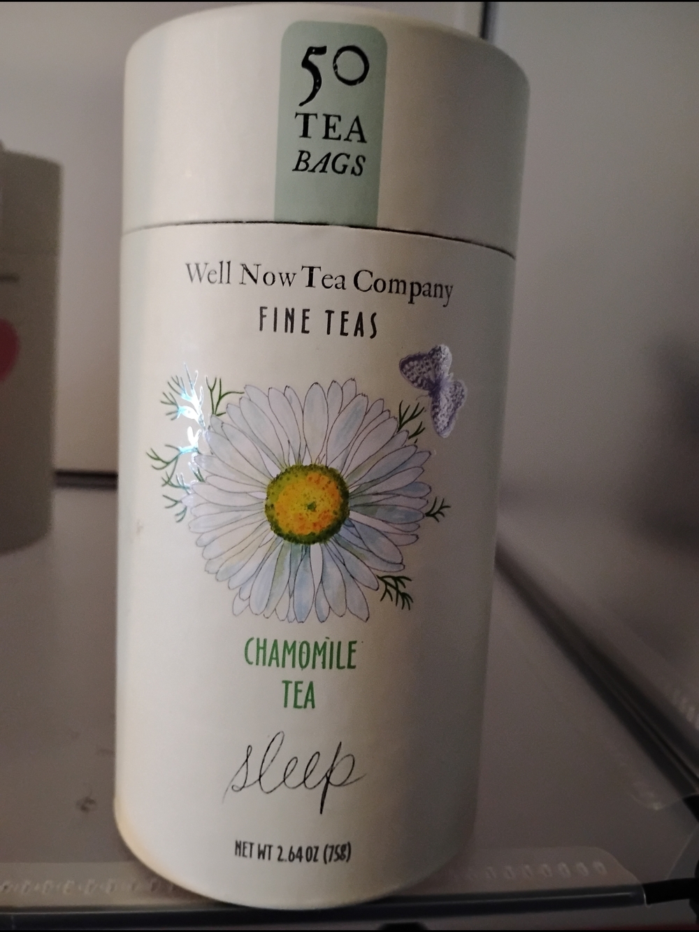 Well Now Tea Company Chamomile Tea - White Canister